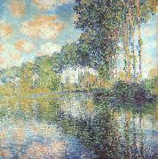 Claude Monet Poplars on Bank of River Epte painting